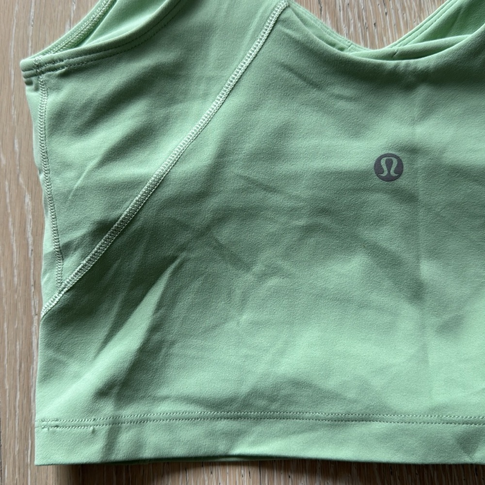 Lululemon Align Creamy Mint Built-in Bra Tank Top Sz 6 - Picture 5 of 7